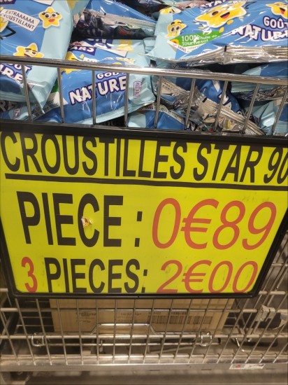 TOP FRUITS - Vernouillet : CROUSTILLES STAR  BELIN 90