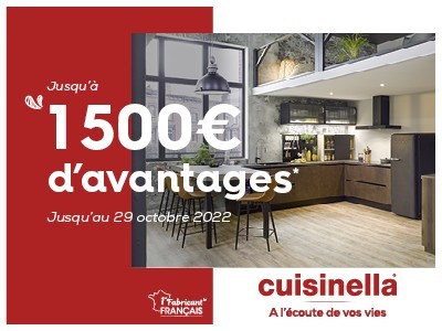 CUISINELLA - Vernouillet : Jusqu'à 1500€ d'avantages*